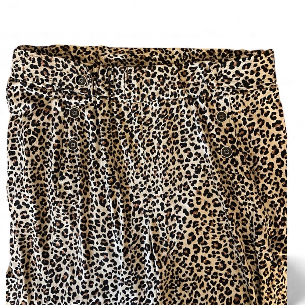 Robert Louis elastic waist wide leg pants XL